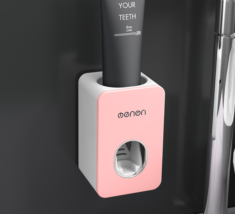Automatic Toothpaste Dispenser Set with Wall Mount