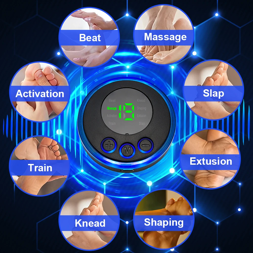 EMS Foot Massager Mat – Electric Pulse Circulation Booster